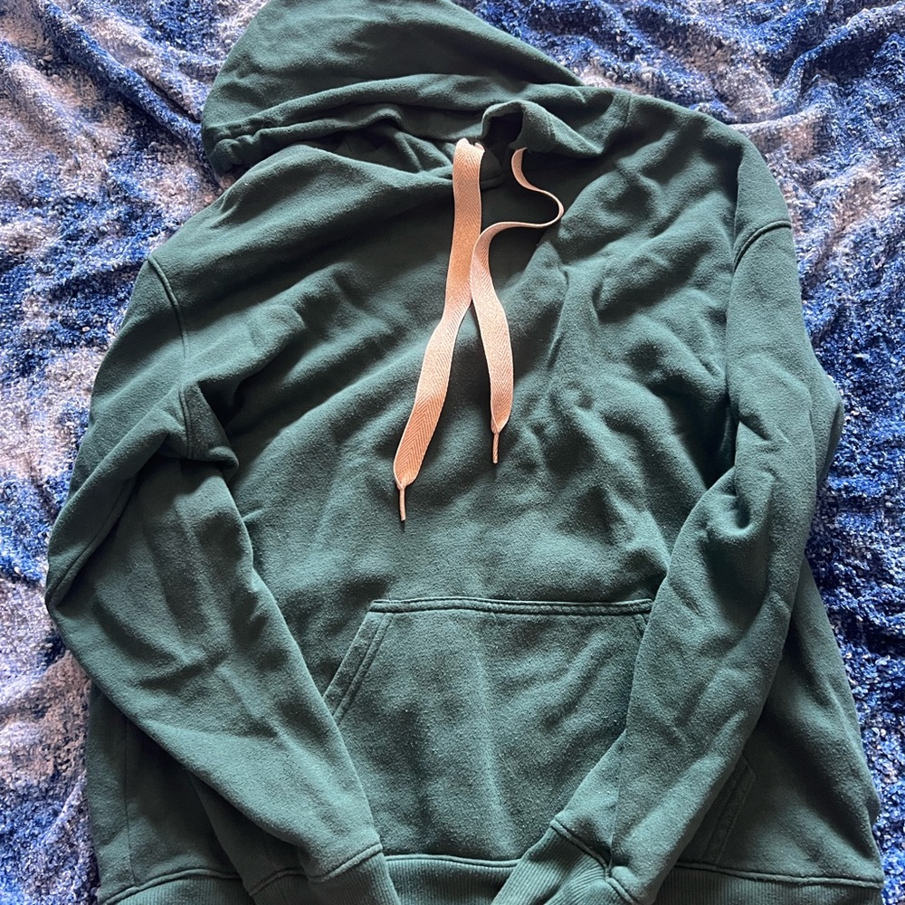 Flirtitude Active Forest Hoodie with Cream Accents